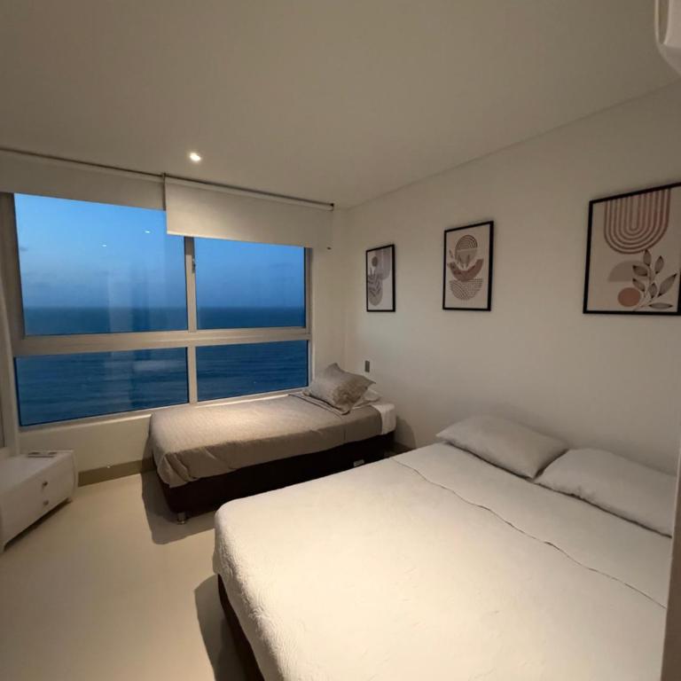 Palmetto Beach Bocagrande 2BR 6PAX Vista al mar - Two-Bedroom Apartment - 30