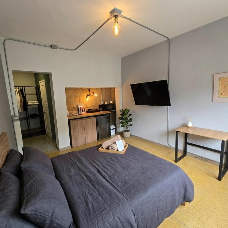 Amatista Chill Loft w AC & Kitchen in Laureles - Apartamento de 1 dormitorio - 2