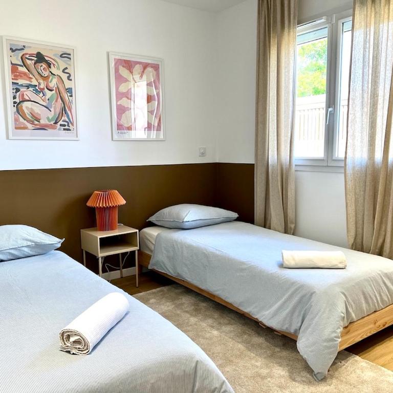 Villa rénovée au calme, piscine chauffée et jardin - Bisca - Villa - 10