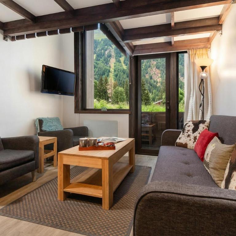 Grand Roc C114 from Slopes 280m, View, Parking & WiFi - Happy Rentals - Apartment mit Balkon - 1
