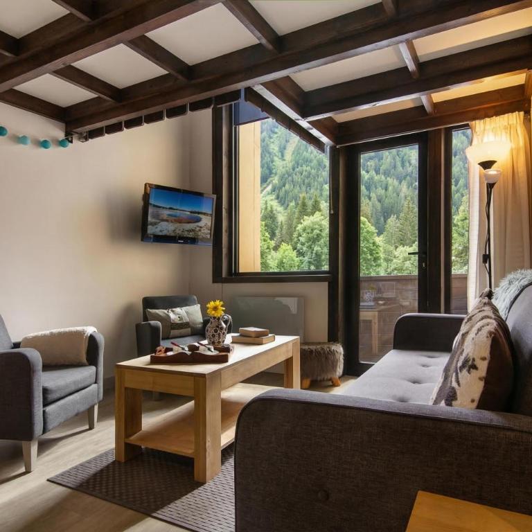 Grand Roc C114 from Slopes 280m, View, Parking & WiFi - Happy Rentals - Apartment mit Balkon - 12