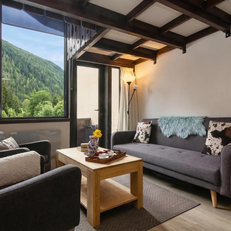 Grand Roc C114 from Slopes 280m, View, Parking & WiFi - Happy Rentals - Apartment mit Balkon - 15