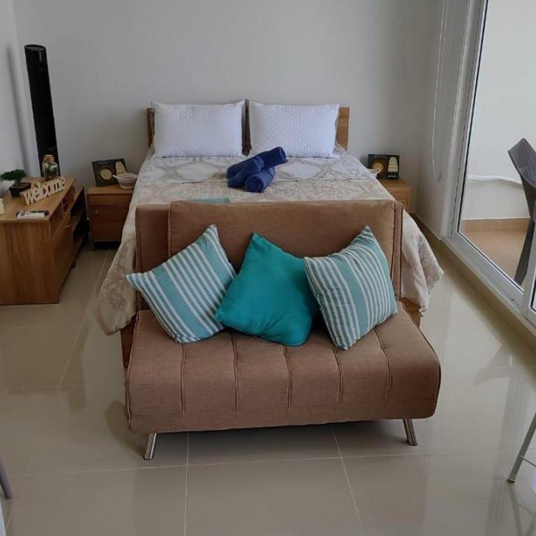 Comfortable Apartment in Santa Marta Rooftop Pool - One-Bedroom Apartment - 13