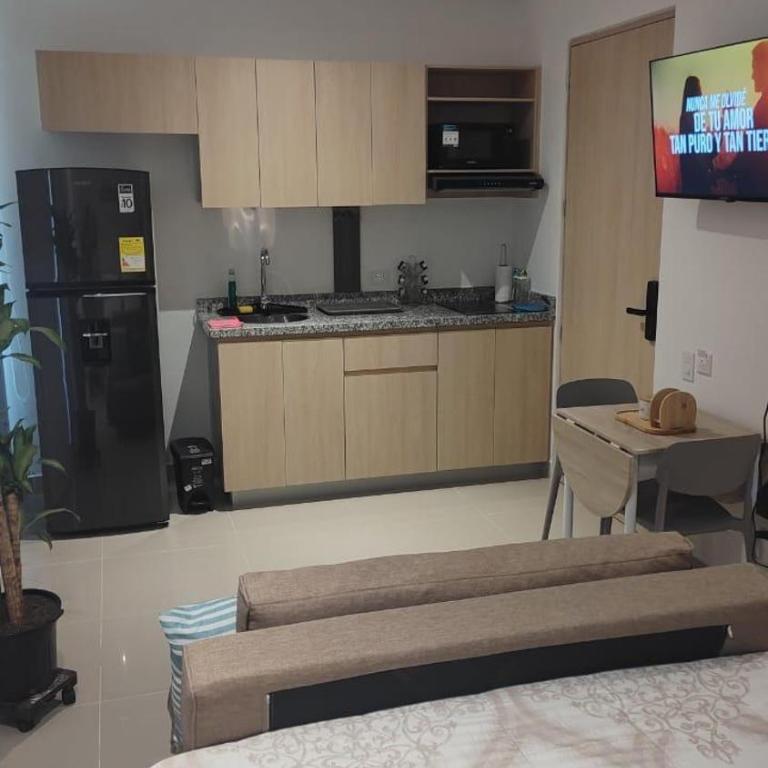 Comfortable Apartment in Santa Marta Rooftop Pool - One-Bedroom Apartment - 16