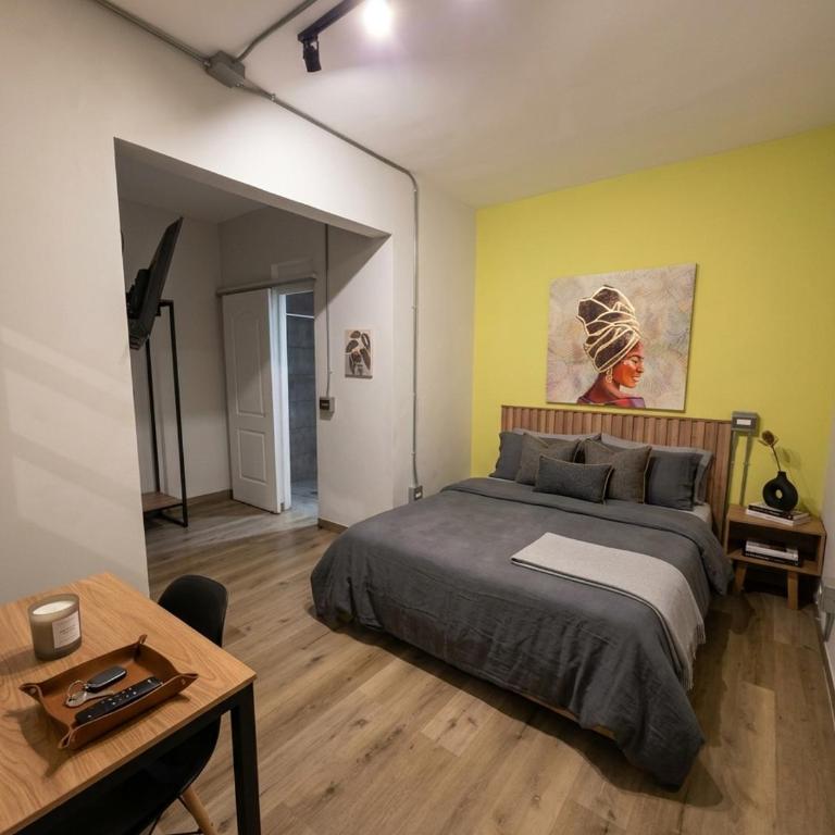 Chill Coral Loft 2BR WC AC Kitchen in Laureles - Apartamento de 2 dormitorios - 1