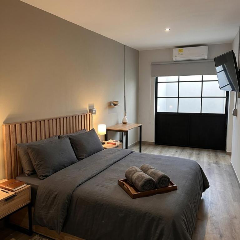 Chill Coral Loft 2BR WC AC Kitchen in Laureles - Apartamento de 2 dormitorios - 2