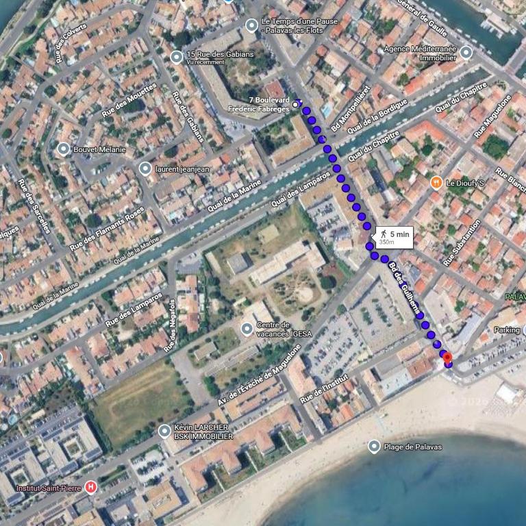 Palavas Beau studio avec Parking Climatisation - Appartement 1 Chambre - 16
