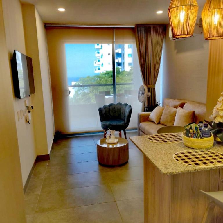 Apartamento Suite Vista al Mar - One-Bedroom Apartment with Sea View and Terrace - 51