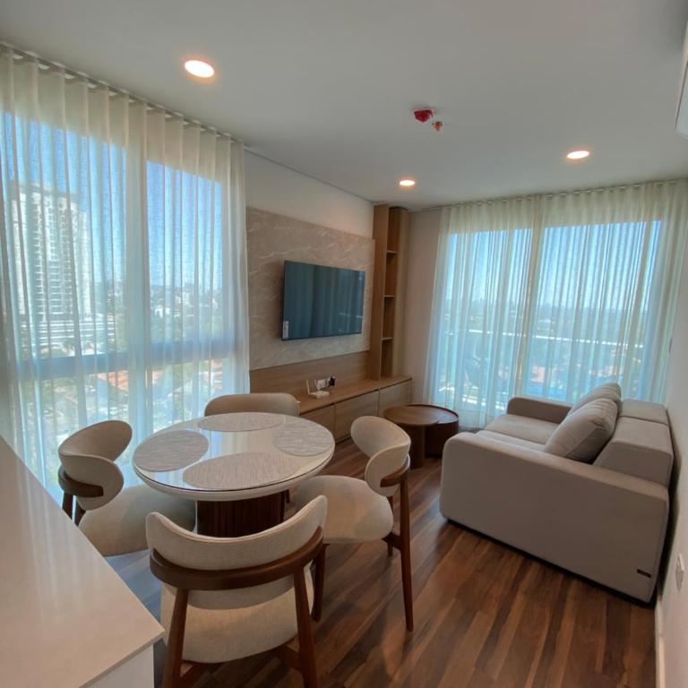 Departamento moderno edificio lujoso con cochera - One-Bedroom Apartment - 1