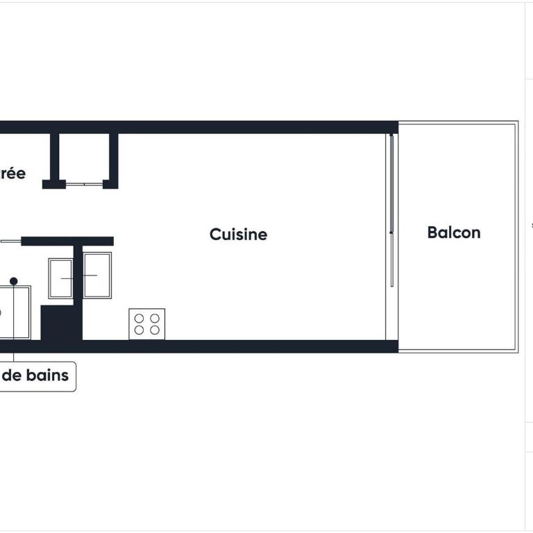 Studio cabine rénové, superbe vue mer - 4 pers. - FR-1-423-334 - Monolocale - 16