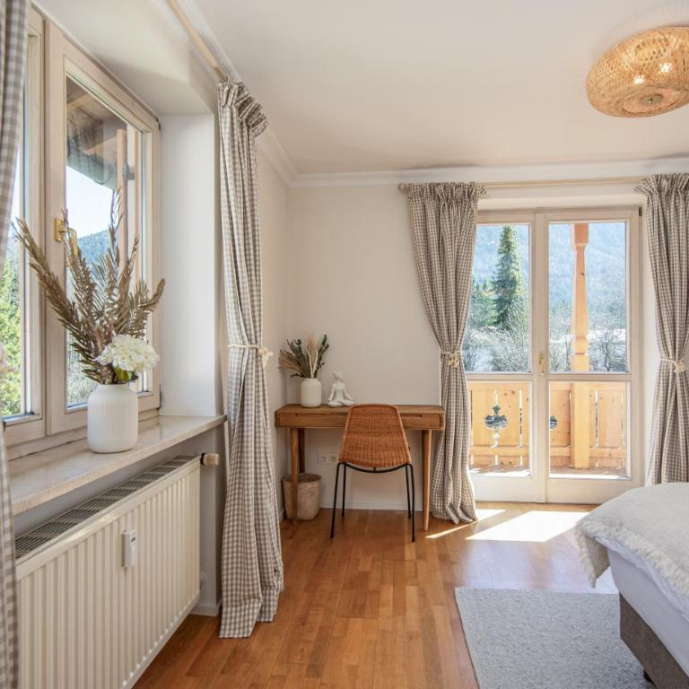 MY STAY - Traumhafte Ferienwohnungen mit Bergblick und Sauna in Seenähe - Apartment mit 3 Schlafzimmern und Balkon - 10