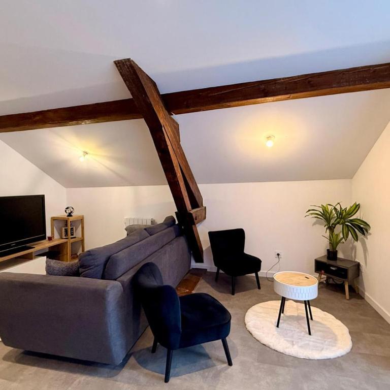 BORD DE LAC,2 chambres SUPERBE VUE LAC 5mn Evian - Appartement 2 Chambres - 4