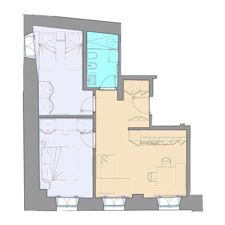 Isolden Green Srl Berlanda Mountain suites - Appartamento con 2 Camere da Letto - 10