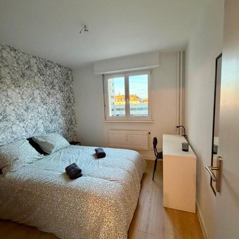 Hyper centre Mulhouse 107m - 4 chambres confort - Appartamento con 4 Camere da Letto e Balcone - 16