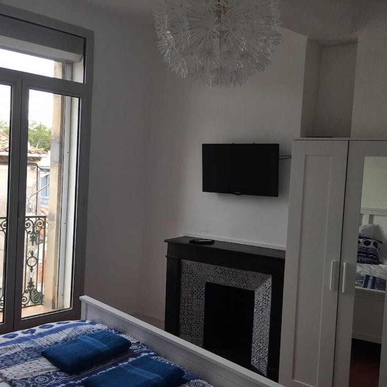 La Vigneronne Marseillan 4ch piscine parking clim - Four-Bedroom Vacation Home - 16