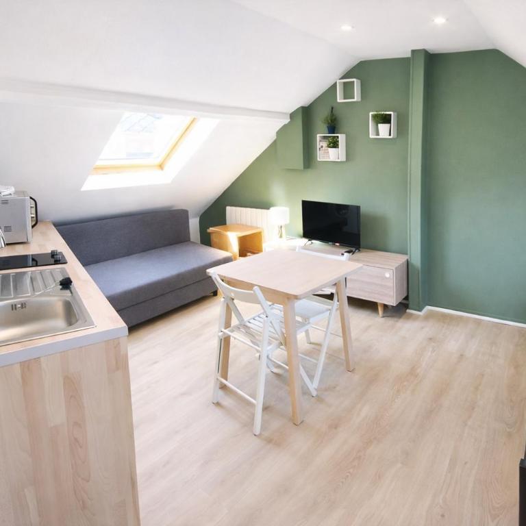 Capucin Studio Proche CHU, Centre Historique & Faculté de Médecine - Linge & Ménage Inclus - Appartement 1 Chambre - 3