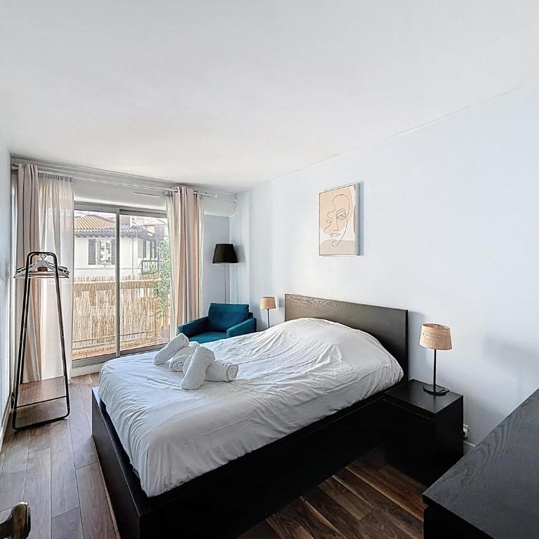 Agréable grand T2 tout confort au centre de Biarritz - Appartement 1 Chambre avec Balcon et Vue sur la Ville - 8
