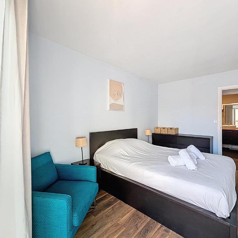 Agréable grand T2 tout confort au centre de Biarritz - Appartement 1 Chambre avec Balcon et Vue sur la Ville - 10