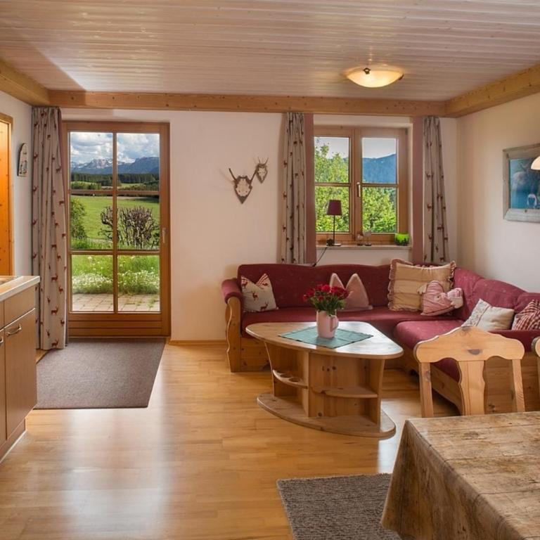 Ferienwohnung Alpenblick , Hof Alpenseeblick, NesselwangAttleseeAllgäu - Apartment - 1