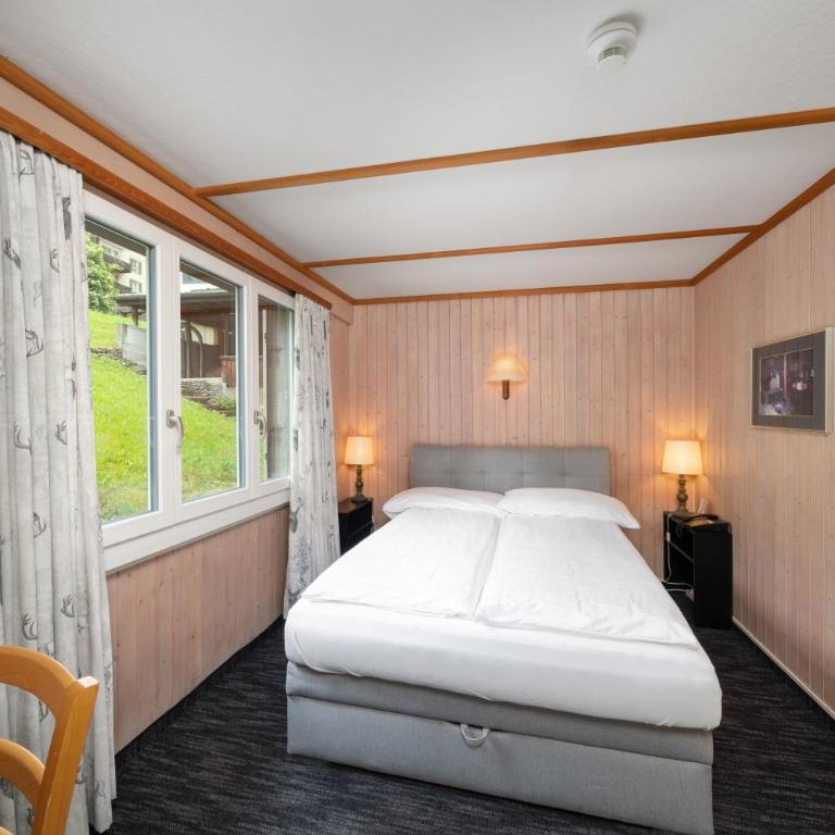 Jungfrau Lodge, Swiss Mountain Hotel - Kleines Doppelzimmer mit eigenem Bad (keine Aussicht) - 9