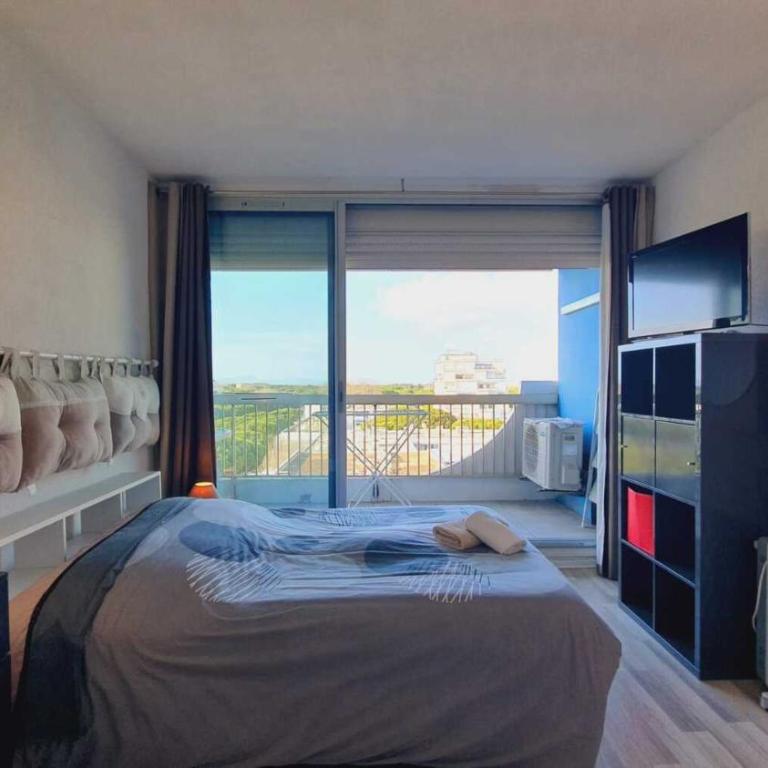 Le Panoramique cœur de ville proche Plages Grand Garage CLIM - ROSSIconciergerie - Linge inclus - Apartment mit 1 Schlafzimmer und Aussicht - 13