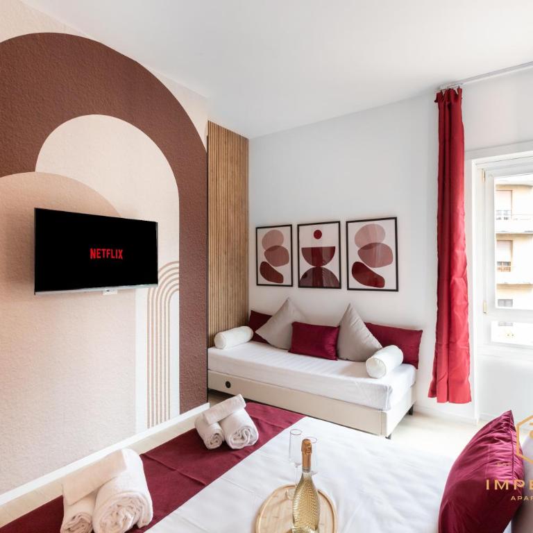 Imperium Aquilae - Luxury guest house, 300mt to Metro, 8 min to Colosseum - Camera Tripla con Balcone - 8