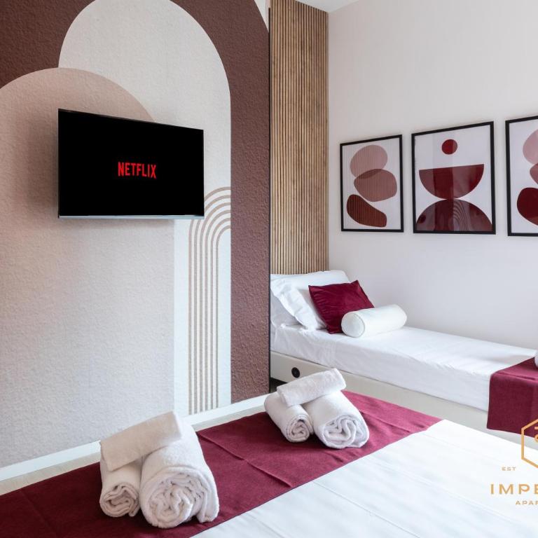 Imperium Aquilae - Luxury guest house, 300mt to Metro, 8 min to Colosseum - Camera Tripla con Balcone - 11