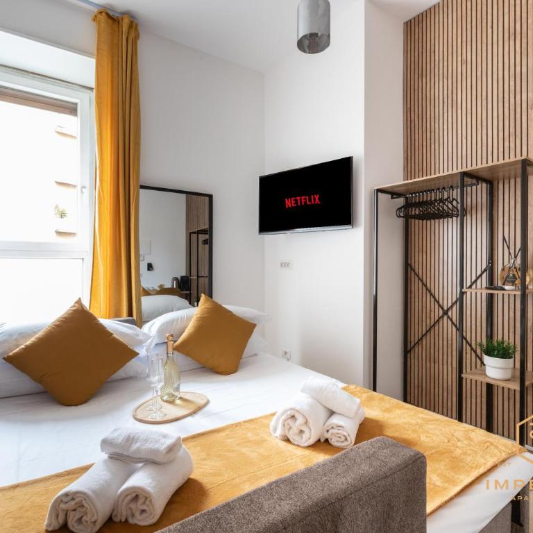Imperium Aquilae - Luxury guest house, 300mt to Metro, 8 min to Colosseum - Camera Matrimoniale con Bagno Privato - 1