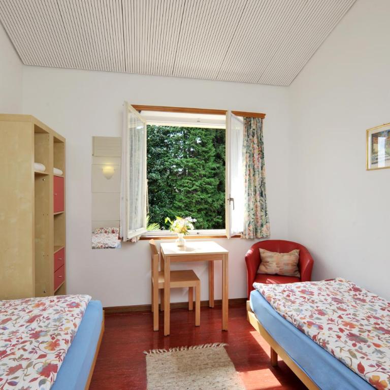 Lugano Savosa Youth Hostel - Camera Economy Doppia con Letti Singoli con Bagno in Comune - 2