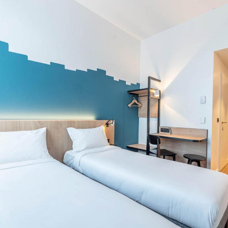 B&B HOTEL Geneva Airport - Chambre Lits Jumeaux - 6