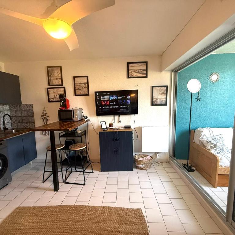 Appart Grande motte Quartier Couchant - Parking - Balcon- Piscine - Plage 300m - One-Bedroom Apartment - 19