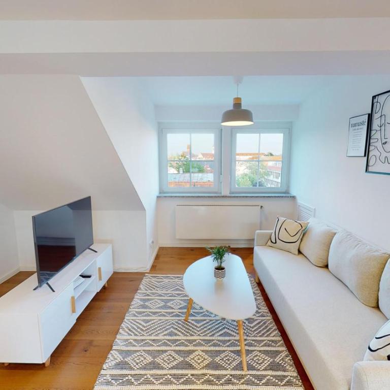 YUVA HOMES am Kurpark - BRIGHT Collection - Apartment mit 2 Schlafzimmern und Gartenblick - 8