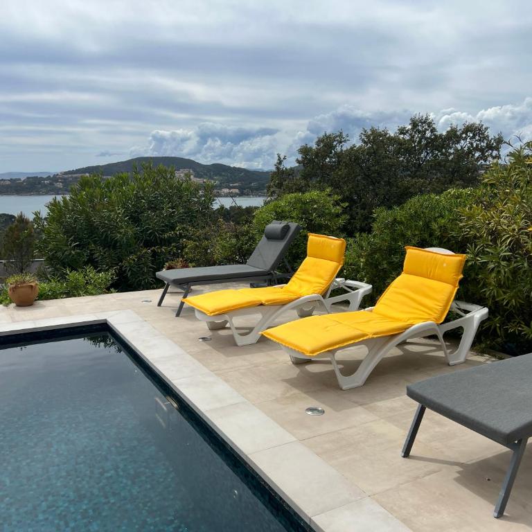 Villa 4 étoiles à Agay - Terrasse panoramique vue mer - Proximité à pied de la plage - Villa mit Meerblick - 27