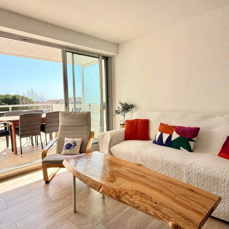 Entre Mer & Port - T3 Carnon, Terrasse, Clim - Appartement 2 Chambres - 1
