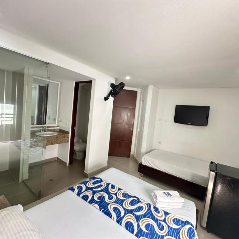 Hotel Via 45 Centro - Habitación Doble - 2 camas - 6