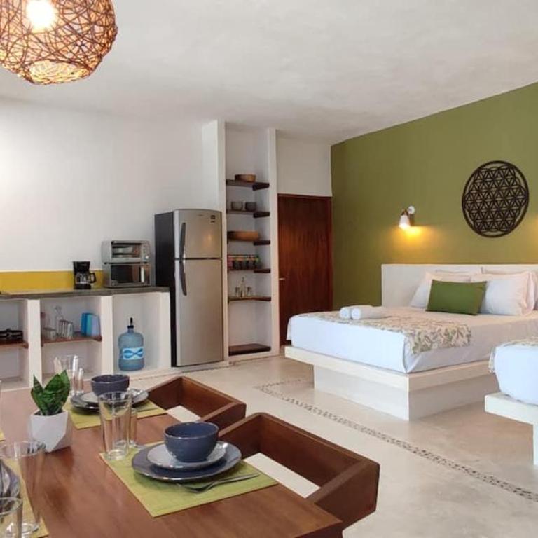 Valentina Holbox by Las Flores Vacation Rentals - Habitación Familiar con terraza - 11