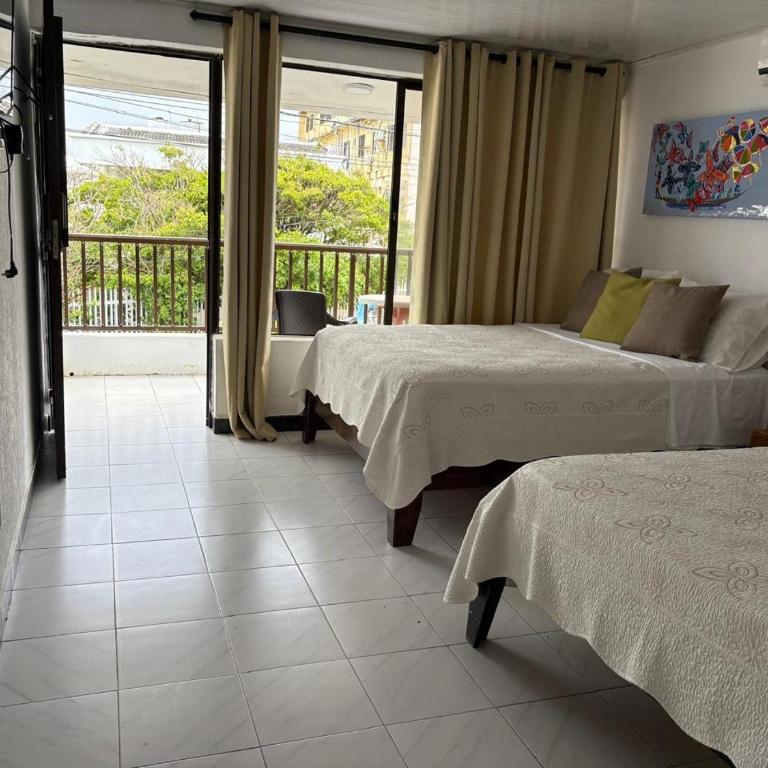 Apartamento Palo Alto - Habitación Doble con balcón - 1 o 2 camas - 7