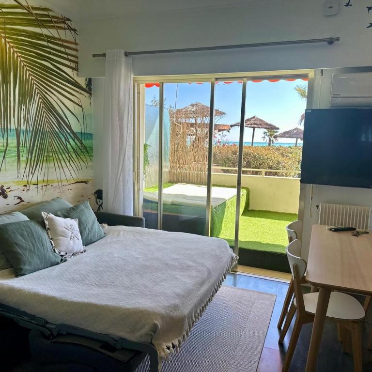 Studio Front de Mer Plage à 10 m Balcon et Parking - Appartamento con 1 Camera da Letto - 6