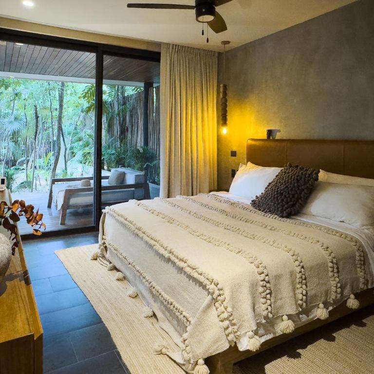 Miraluna Penthouse Tulum - Apartamento Deluxe de 2 dormitorios con vistas al jardín - 27