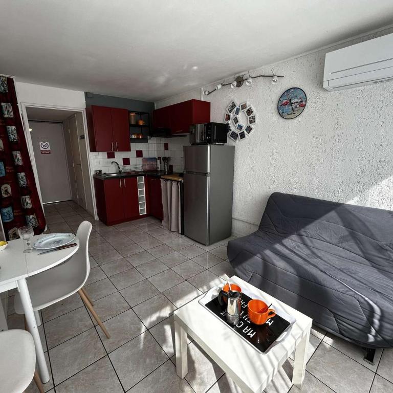 Studio climatisé, au bord de la plage - 3 pers. - FR-1-250-331 - Apartment - 14