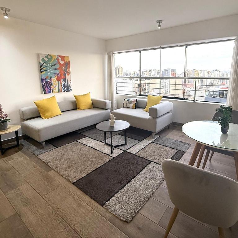 Aparts 4 Days 1 Bedroom Loft Down Town Miraflores - Apartamento Deluxe de 1 dormitorio con vistas a la ciudad - 17