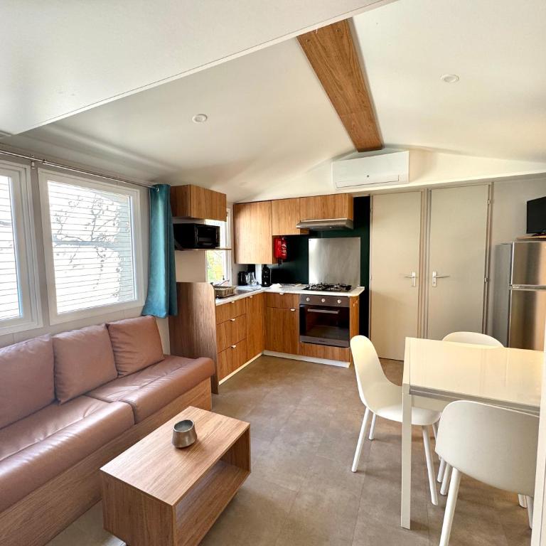 Un toit sur le bassin Claouey - Mobile Home - 5