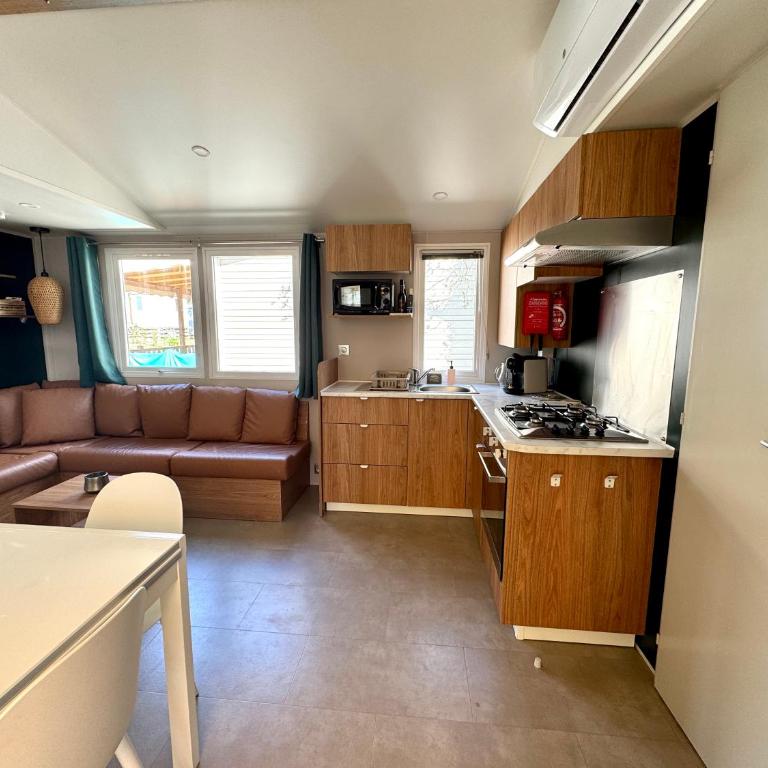 Un toit sur le bassin Claouey - Mobile Home - 11