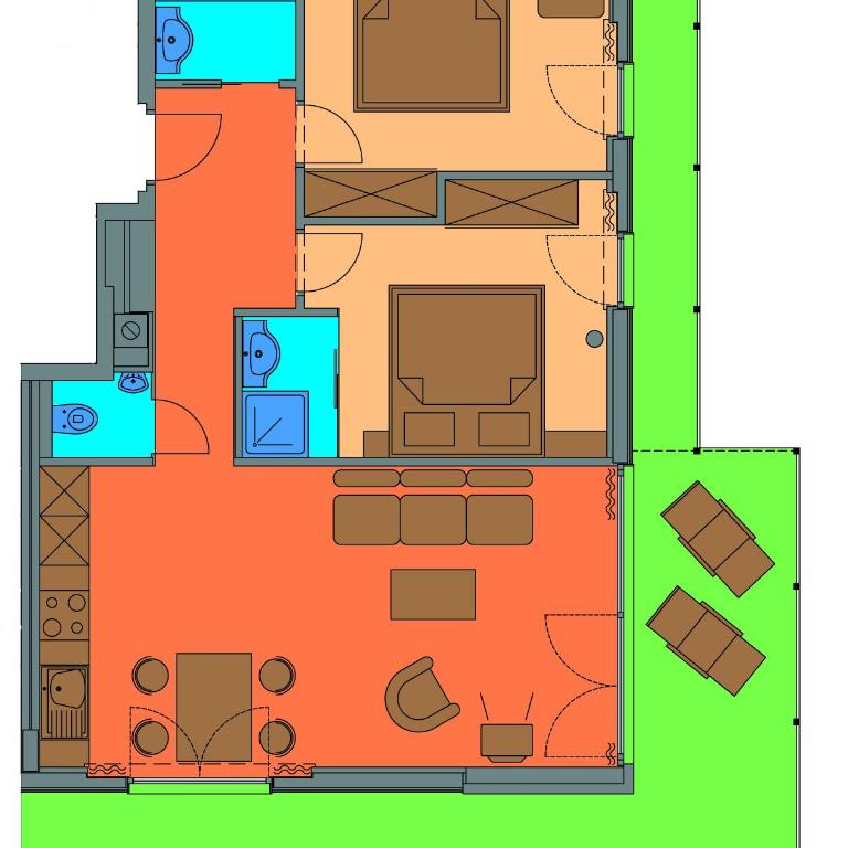 Apart Arga - Appartement avec Vue sur la Montagne - 6