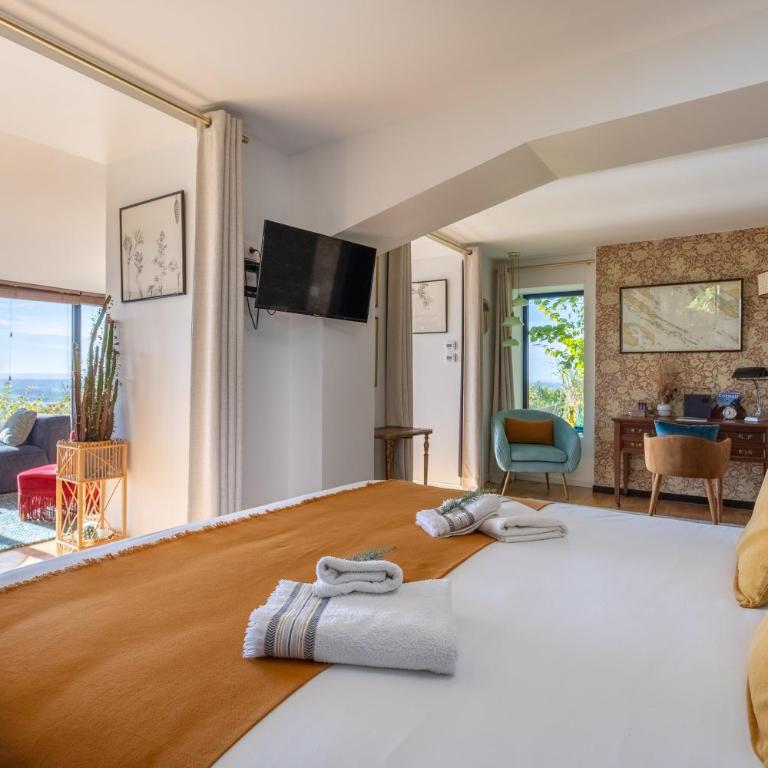 lodge-bélvédere sur les hauteurs de vichy - Suite - Vue sur Montagne - 7