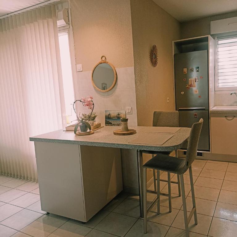 Mauguio-Village Apt T2 Tout Confort, Lumineux, Clim, Wifi, Balcon, parking couvert, 15 mn de la mer, de Montpellier - Appartement 1 Chambre - 1