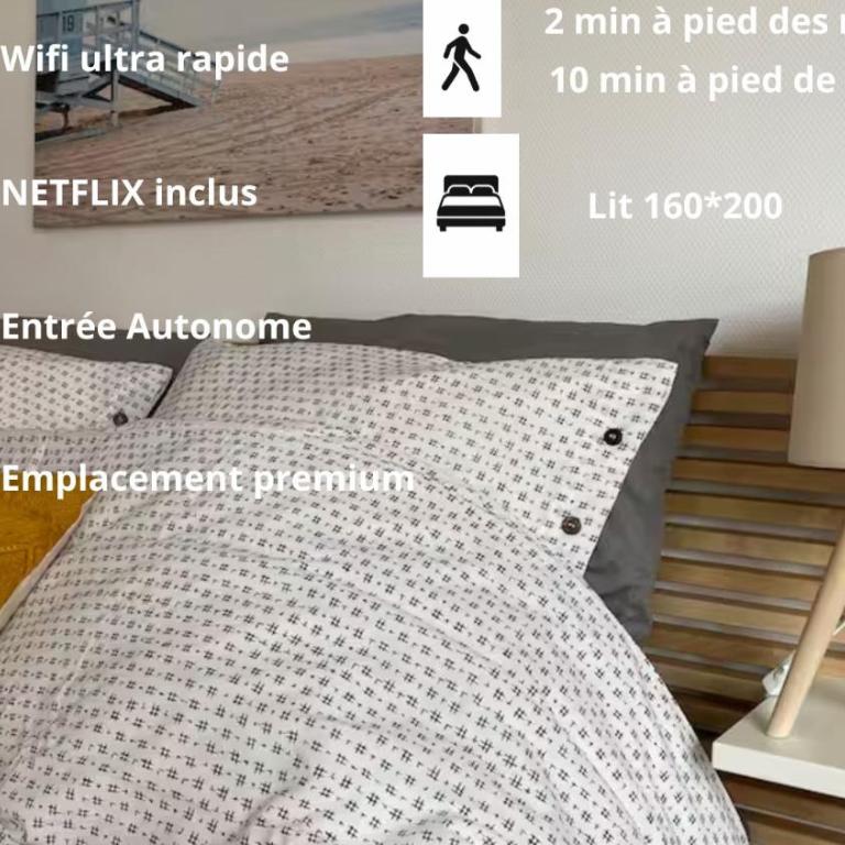 Chez Mathilde Appartement Calais Nord Citadelle - Appartement 1 Chambre - 1