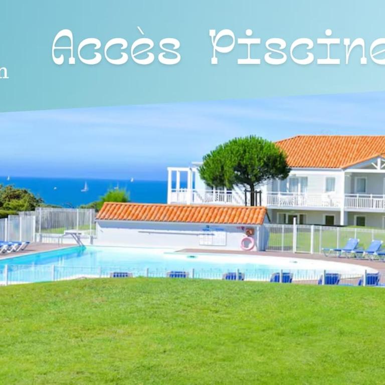 Light&Sea - 2-4 people - Pool access & sea view - Appartamento con 1 Camera da Letto, Balcone e Vista Mare - 14