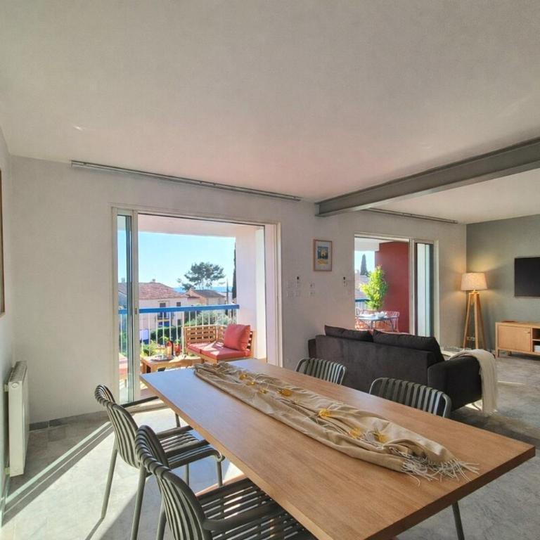 T3 neuf vue mer, à 300m de la plage, piscine et parking privé - Apartamento de 2 dormitorios - 16