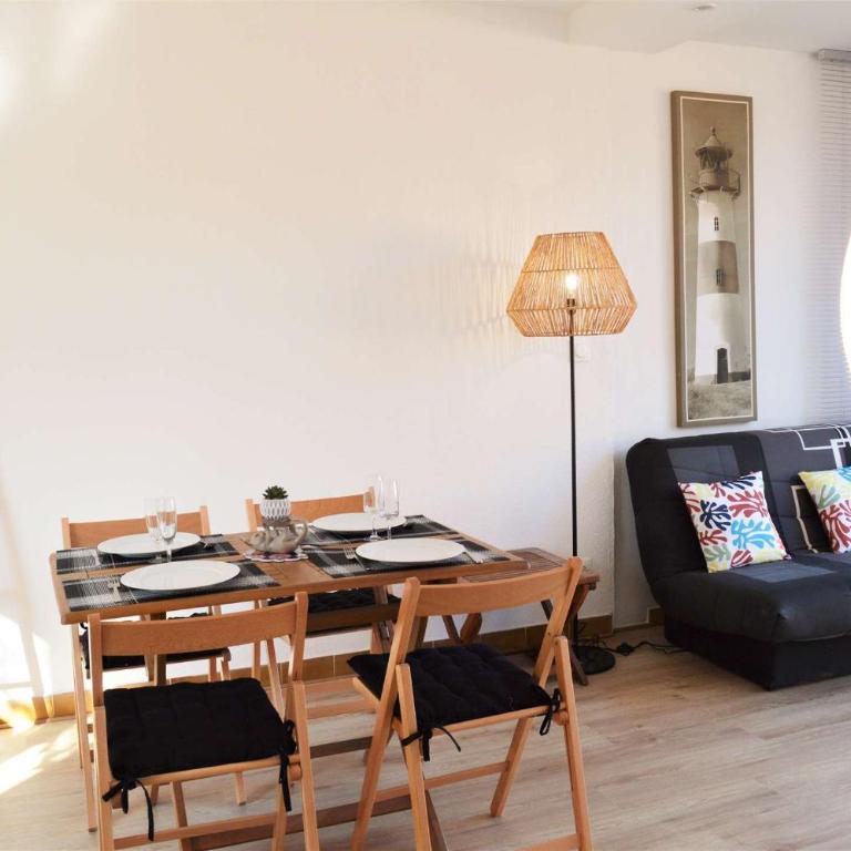 Appart 2 pièces 4 couchages PORT LEUCATE NATURISME PL010-0843 - Appartement 1 Chambre - 5